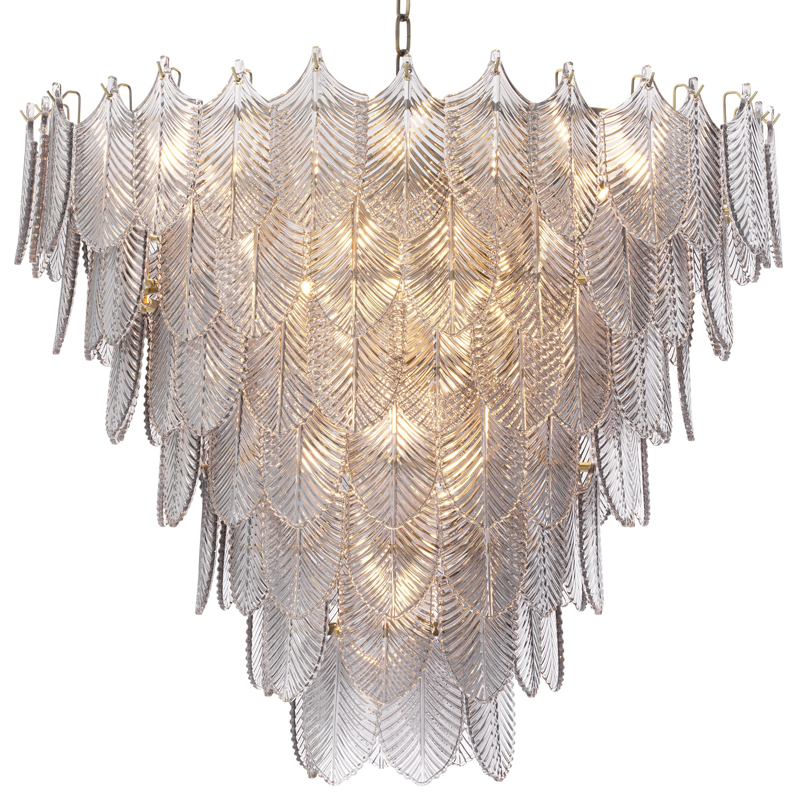 Люстра Eichholtz Chandelier Verbier L Латунь Стекло Смок Люстра Eichholtz Chandelier Verbier L Латунь Стекло Смок в Кирове | Loft Concept