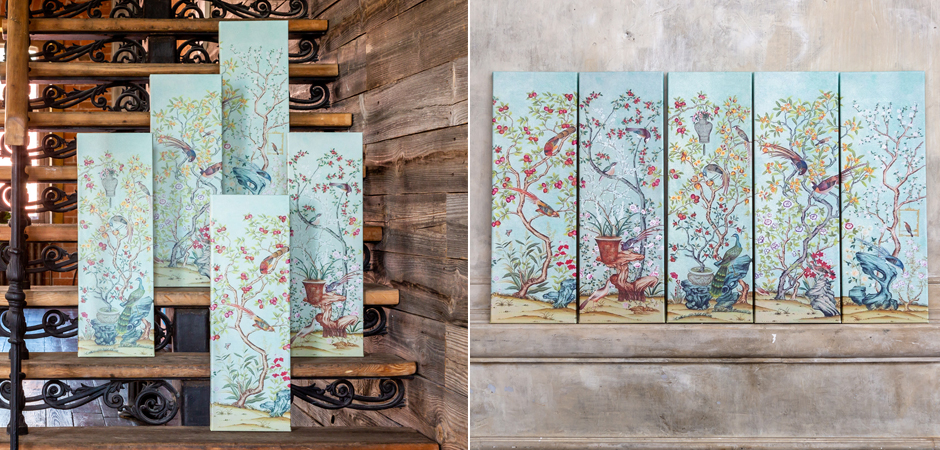 Постер Blue Chinoiserie 3 Постер Blue Chinoiserie 3 - Loft-Concept в Кирове