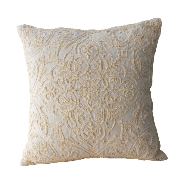 Декоративная подушка Antic Pattern Белый Декоративная подушка Antic Pattern Белый в Кирове | Loft Concept
