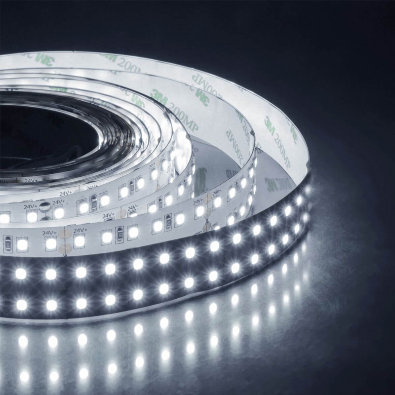 Светодиодная лента 38W/m 240Led/m 2835SMD холодный белый Белый Светодиодная лента 38W/m 240Led/m 2835SMD холодный белый Белый в Кирове | Loft Concept