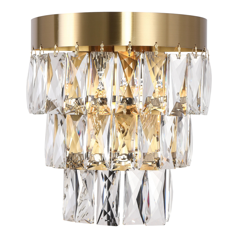 Бра Lunet Sconce Глянцевое золото Прозрачный Бра Lunet Sconce Глянцевое золото Прозрачный в Кирове | Loft Concept