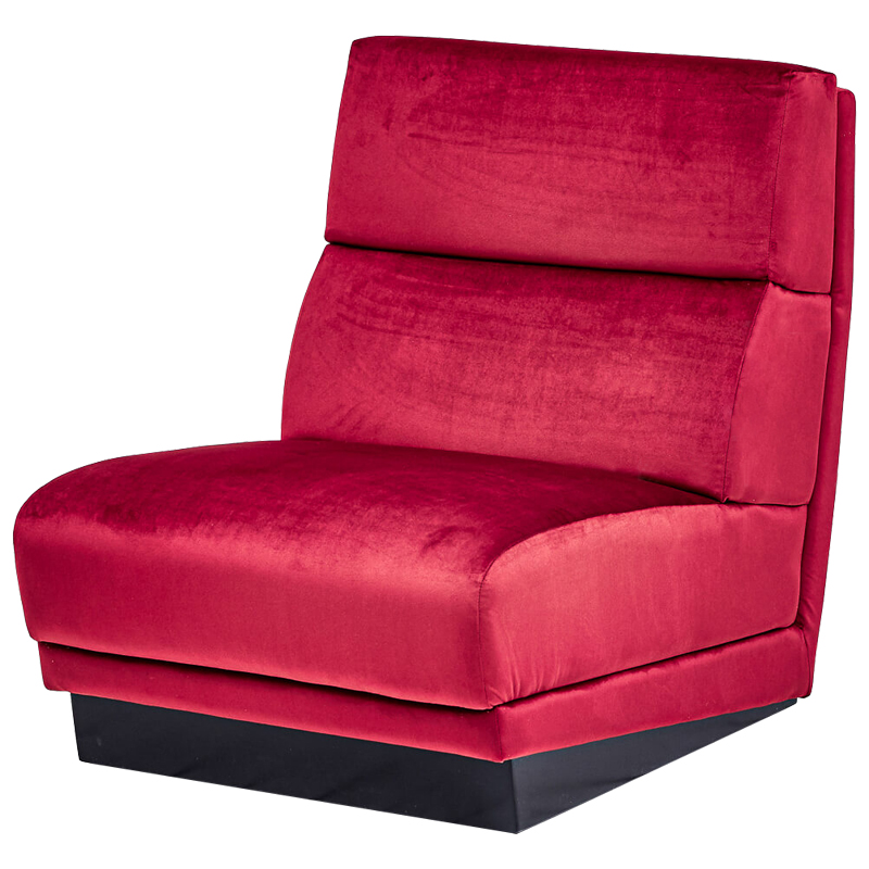 Кресло Berkeley Chair Crimson Малиновый (Crimson) Черный Кресло Berkeley Chair Crimson Малиновый (Crimson) Черный в Кирове | Loft Concept