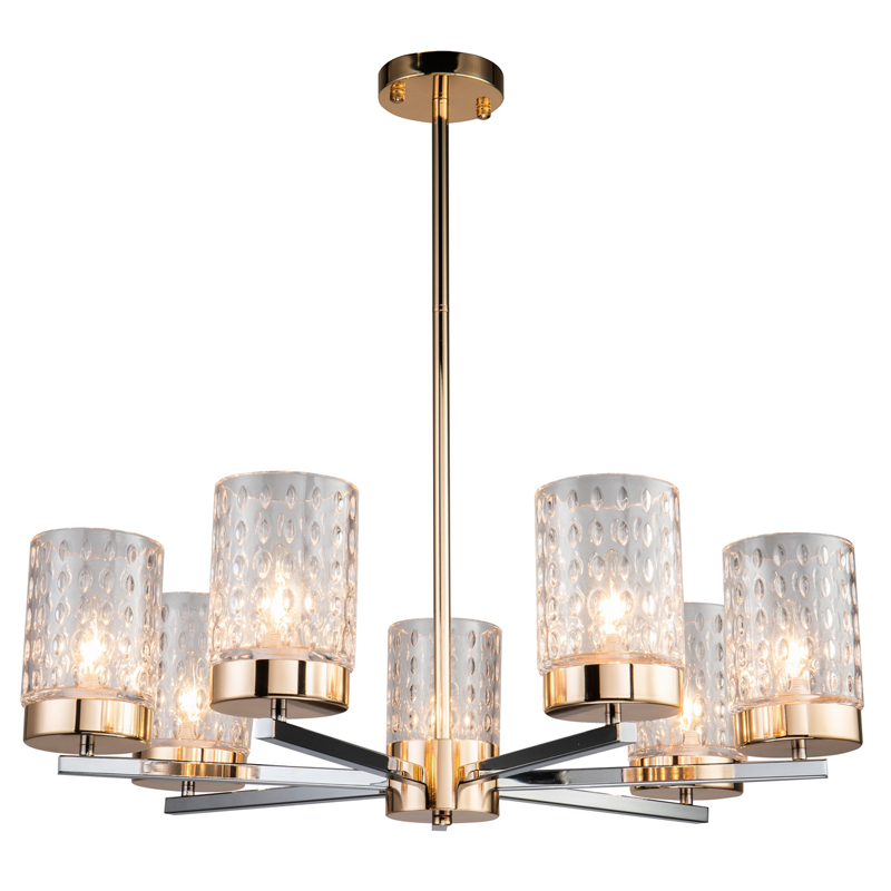 Люстра Didian Chandelier 80 Глянцевое золото Хром Прозрачный Люстра Didian Chandelier 80 Глянцевое золото Хром Прозрачный в Кирове | Loft Concept