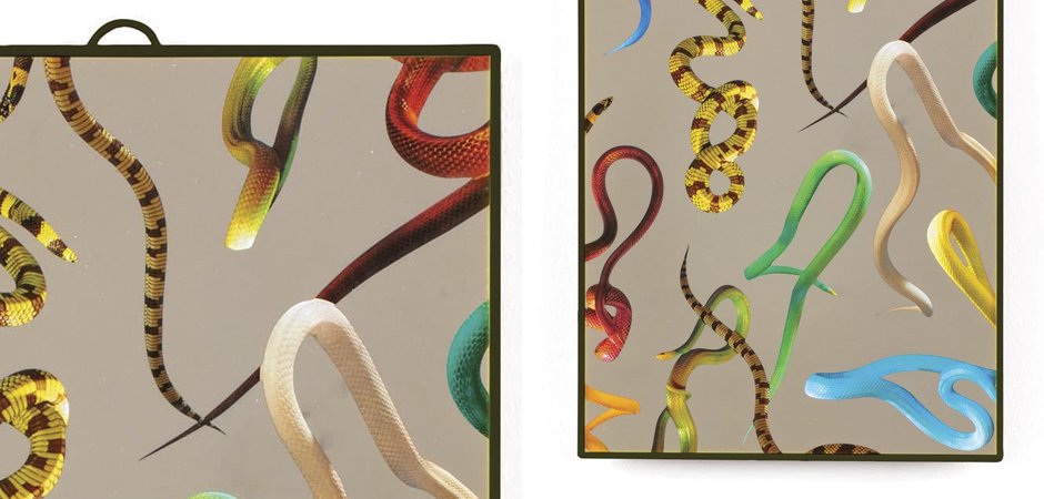 Зеркало Seletti Mirror Medium Snakes Зеркало Seletti Mirror Medium Snakes - Loft-Concept в Кирове