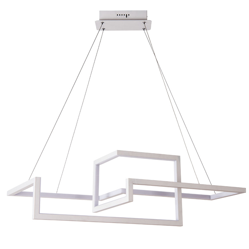 Люстра Esther Geometric White Chandelier II Белый Люстра Esther Geometric White Chandelier II Белый в Кирове | Loft Concept