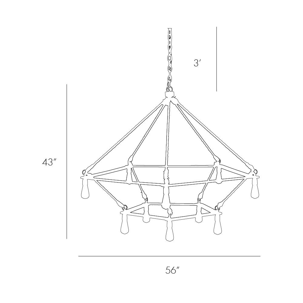 Люстра Arteriors MCINTYRE TWO TIERED CHANDELIER Люстра Arteriors MCINTYRE TWO TIERED CHANDELIER в Кирове