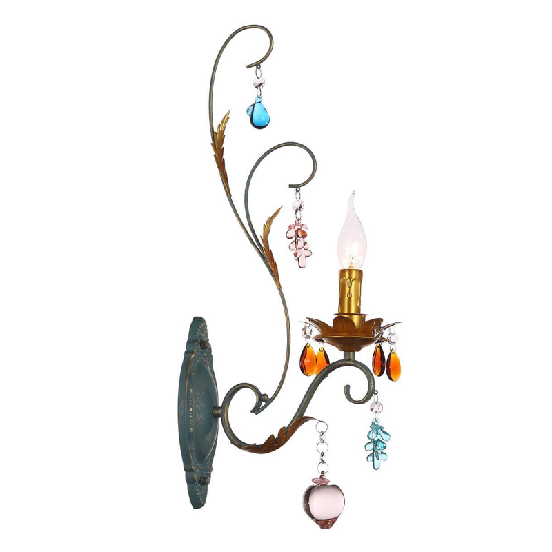 Бра Colored Glass Pendant Sconce Мульти Бра Colored Glass Pendant Sconce Мульти в Кирове | Loft Concept