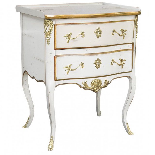 Комод L.XV CHEST OF DRAWERS White Бронза Белый Комод L.XV CHEST OF DRAWERS White Бронза Белый в Кирове | Loft Concept