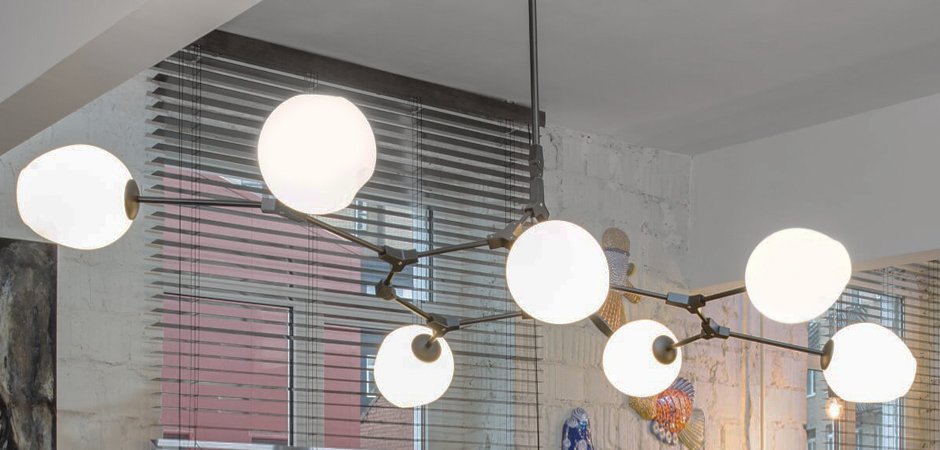 Люстра Сrumpled Bubble White Glass Люстра Сrumpled Bubble White Glass - Loft-Concept в Кирове