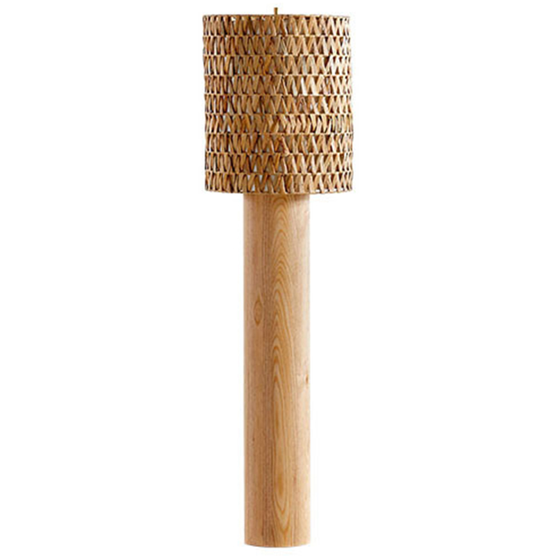 Торшер Wicker Furniture Tenny Floor Lamp Древесина Торшер Wicker Furniture Tenny Floor Lamp Древесина в Кирове | Loft Concept