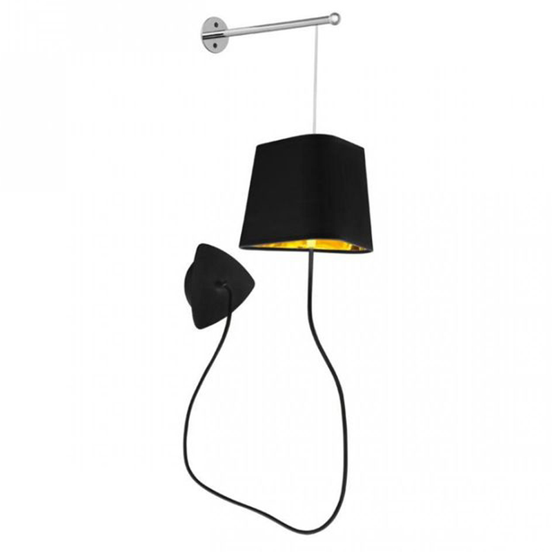 Бра Designheure Lighting Black Wall Lamp Золотой Черный Бра Designheure Lighting Black Wall Lamp Золотой Черный в Кирове | Loft Concept