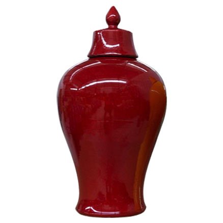 Ваза с крышкой Red Water-glass Красный Ваза с крышкой Red Water-glass Красный в Кирове | Loft Concept