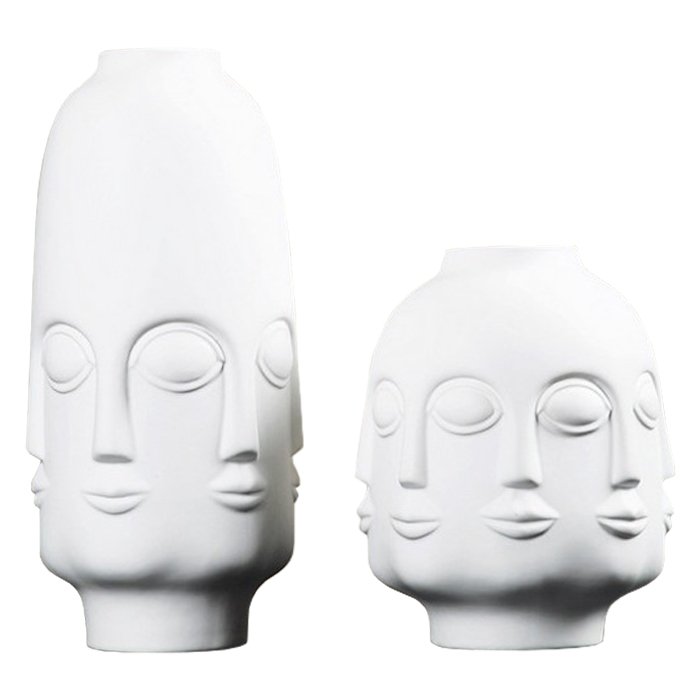 Ваза Budda Head Белый Ваза Budda Head Белый в Кирове | Loft Concept
