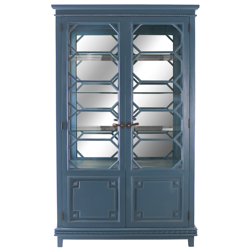 Буфет Ainsley Cabinet Серо-голубой Винтажная латунь Буфет Ainsley Cabinet Серо-голубой Винтажная латунь в Кирове | Loft Concept
