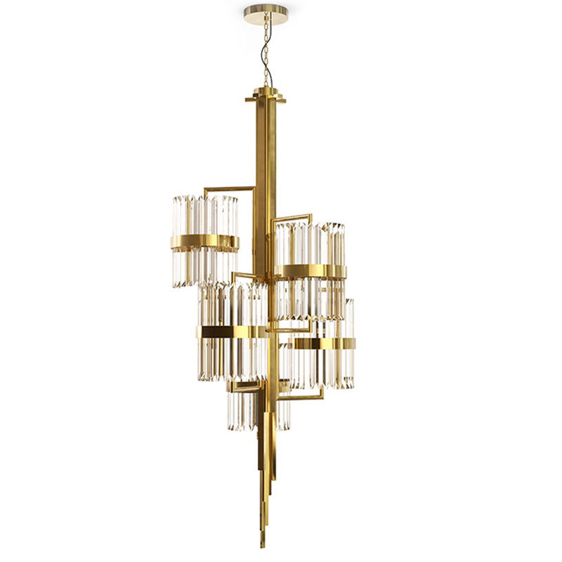 Люстра Luxxu Liberty Chandelier Глянцевое золото Прозрачный Люстра Luxxu Liberty Chandelier Глянцевое золото Прозрачный в Кирове | Loft Concept