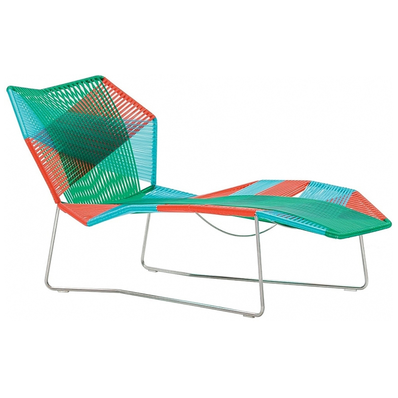 Шезлонг Moroso Chaise Longue Tropicalia Мульти Зеленый Красный Бирюзовый Шезлонг Moroso Chaise Longue Tropicalia Мульти Зеленый Красный Бирюзовый в Кирове | Loft Concept