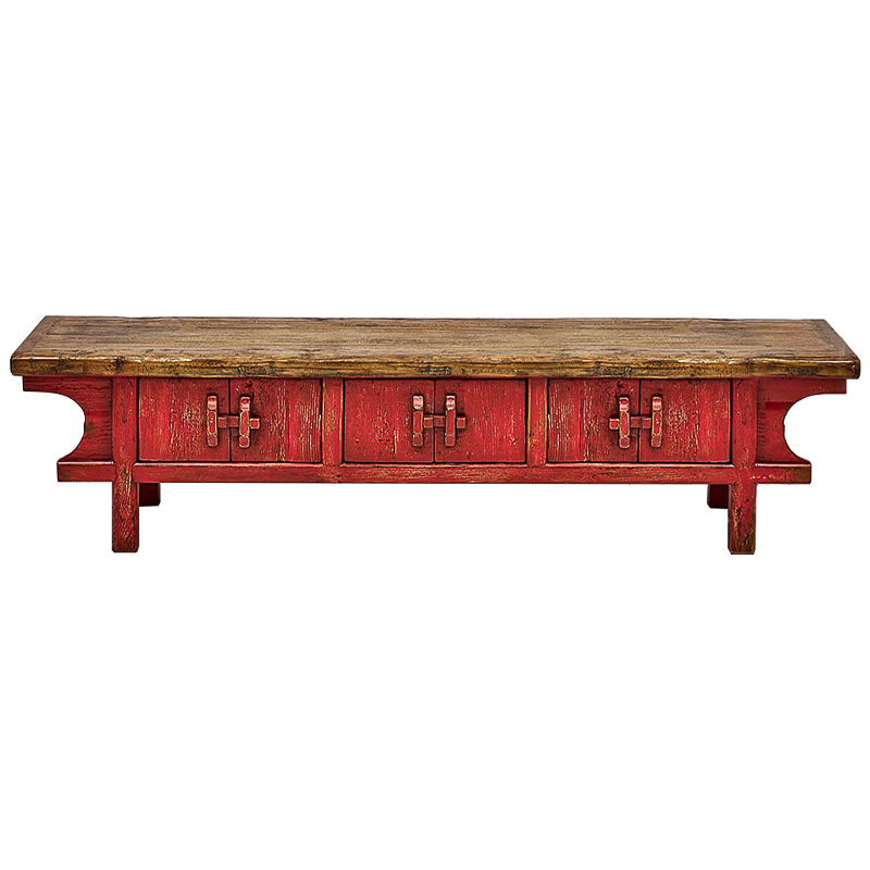 Тумба Chinoiserie TV stand Древесина Красный Тумба Chinoiserie TV stand Древесина Красный в Кирове | Loft Concept