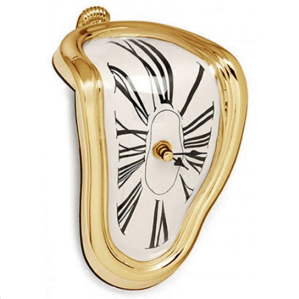 Часы Salvador Dali Soft Clock Gold Золотой Черный Часы Salvador Dali Soft Clock Gold Золотой Черный в Кирове | Loft Concept