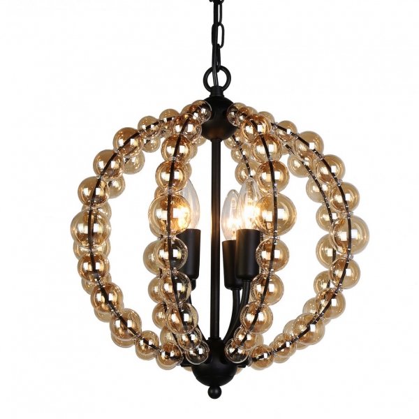 Люстра Amber Bamboo Pendant Черный Янтарь (Amber) Люстра Amber Bamboo Pendant Черный Янтарь (Amber) в Кирове | Loft Concept