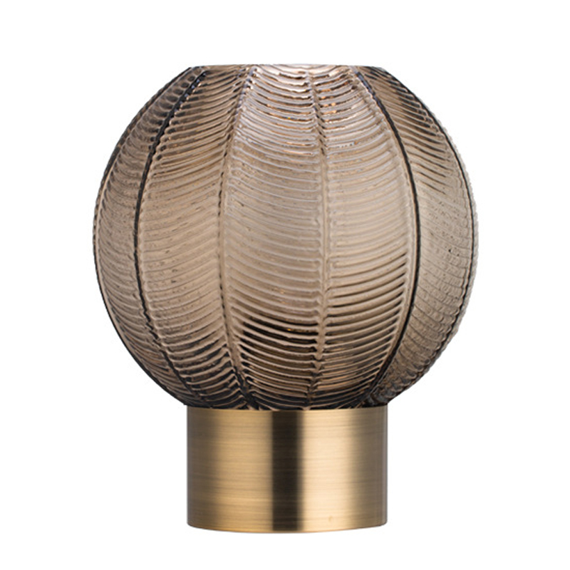 Ваза Vase Golden Throat Ball Gray Серый Глянцевое золото Ваза Vase Golden Throat Ball Gray Серый Глянцевое золото в Кирове | Loft Concept