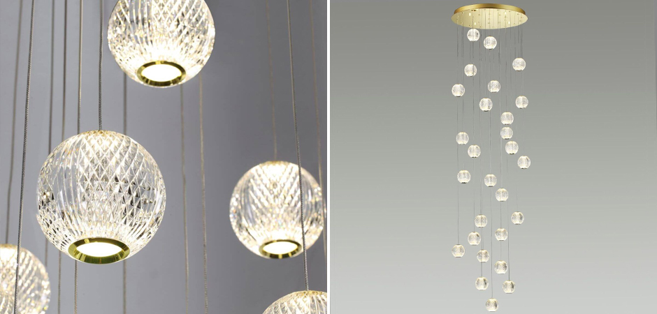 Каскадная люстра Crystal Globule Золото Каскадная люстра Crystal Globule Золото - Loft-Concept в Кирове