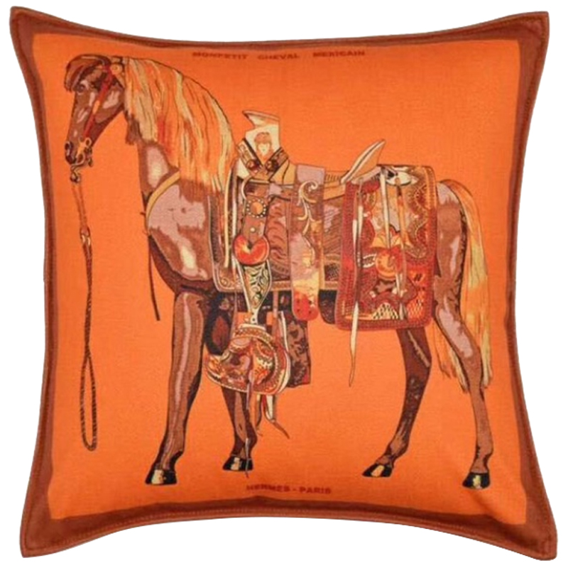 Декоративная подушка Hermes Horse 111 Декоративная подушка Hermes Horse 111 в Кирове | Loft Concept