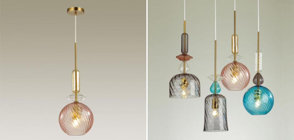 Подвесной Geometry Glass Розовый Подвесной Geometry Glass Розовый - Loft-Concept в Кирове
