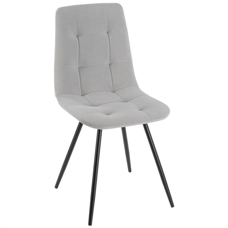 Стул Sargon Chair Светло-серый Черный Стул Sargon Chair Светло-серый Черный в Кирове | Loft Concept