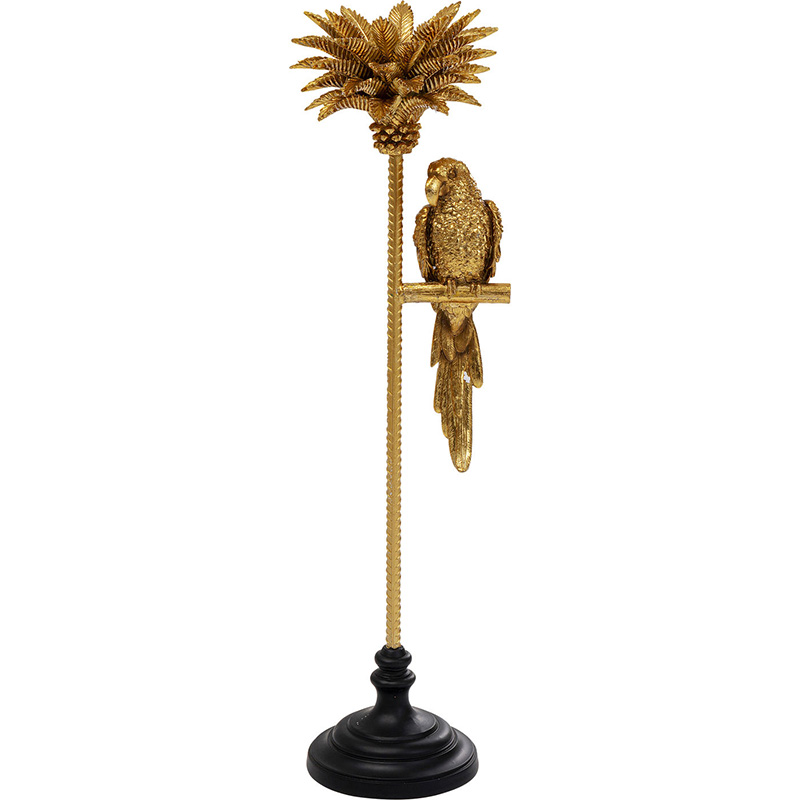 Подсвечник Golden Parrot on a palm tree Золотой Подсвечник Golden Parrot on a palm tree Золотой в Кирове | Loft Concept