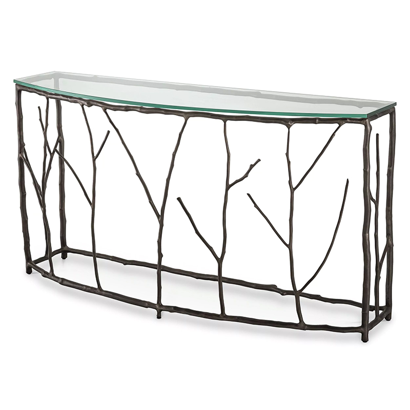 Консоль Eichholtz Console Table Antico L Прозрачное Стекло Темная бронза Консоль Eichholtz Console Table Antico L Прозрачное Стекло Темная бронза в Кирове | Loft Concept