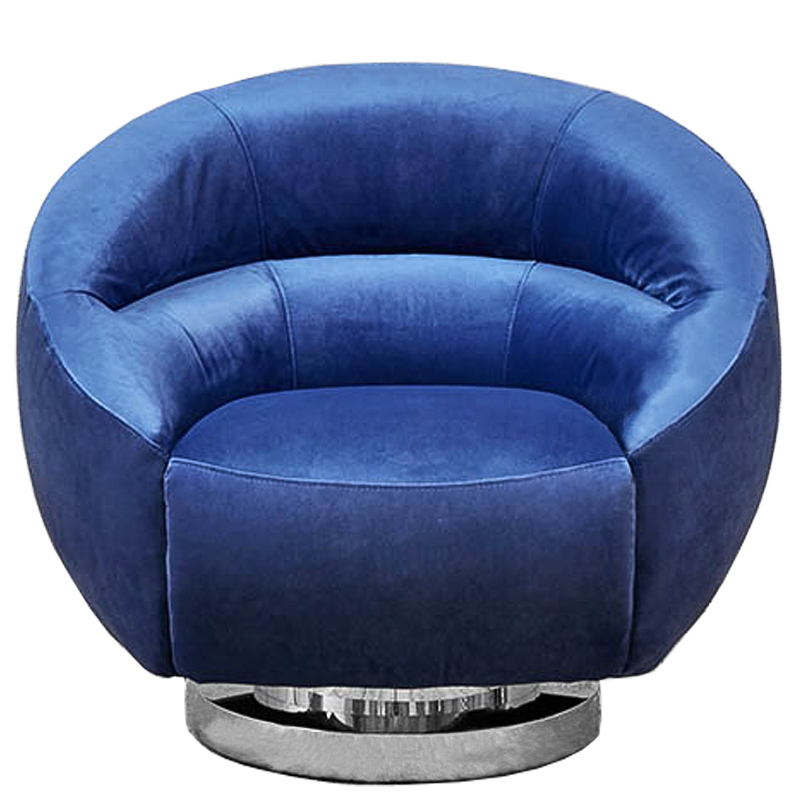 Кресло Bombalu Armchair Синий Хром Кресло Bombalu Armchair Синий Хром в Кирове | Loft Concept
