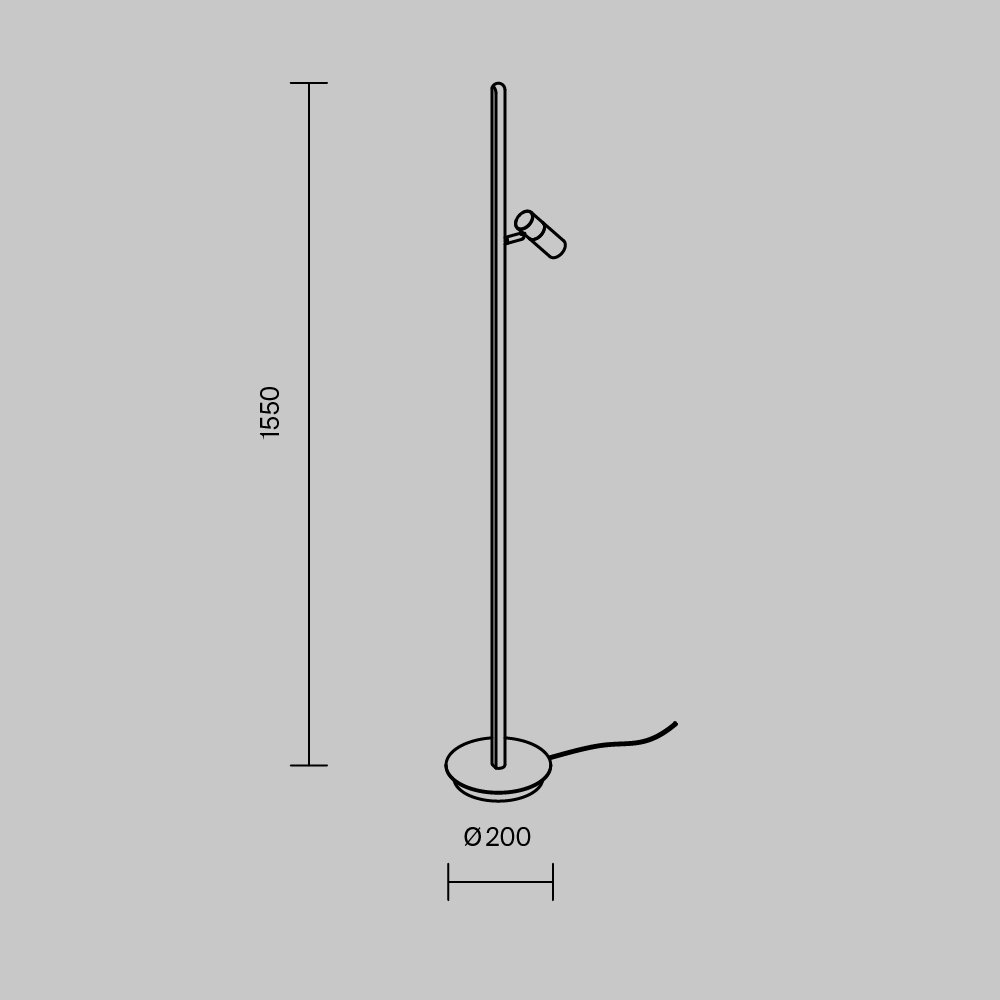 Напольный светильник Thin 3000К 14Вт в Кирове