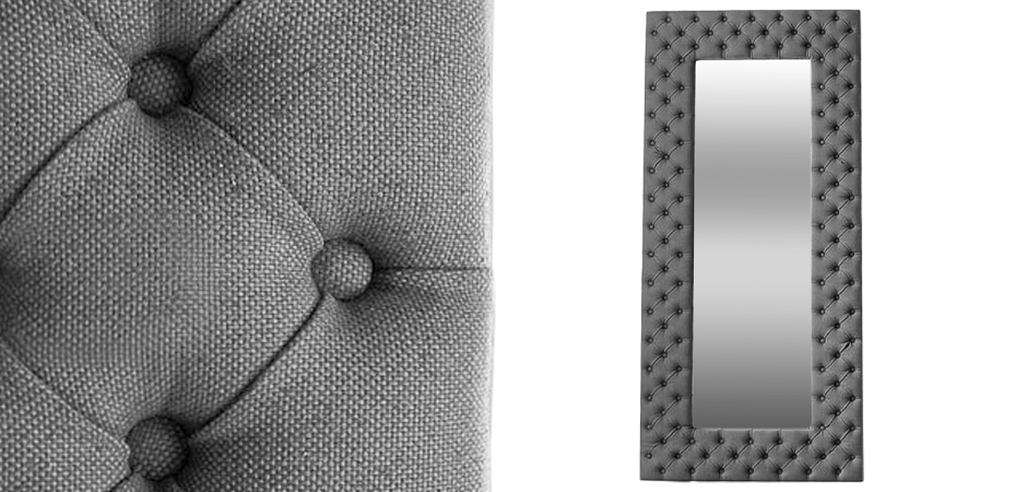 Зеркало Capitone Mirror Gray Зеркало Capitone Mirror Gray - Loft-Concept в Кирове