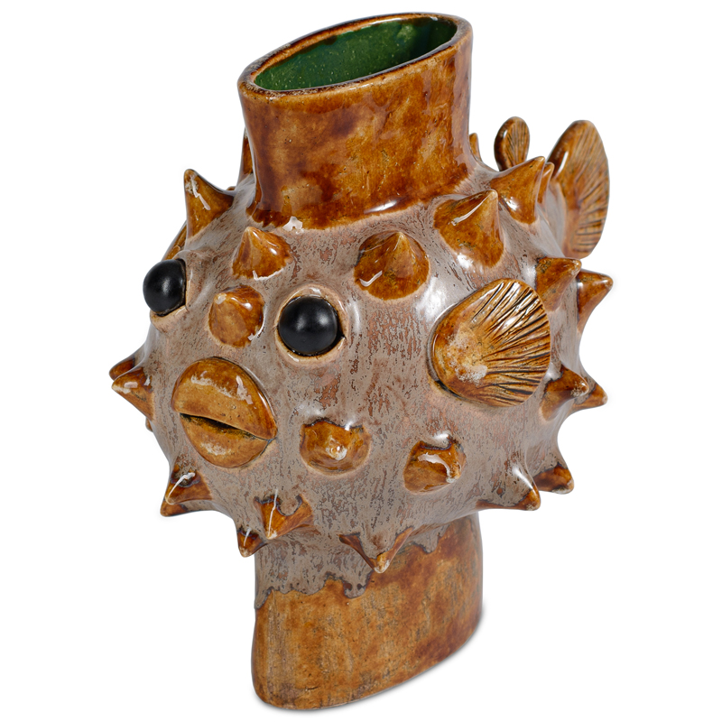 Ваза Puffer Fish Vase Карамель Ваза Puffer Fish Vase Карамель в Кирове | Loft Concept