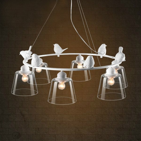 Люстра Provence Bird Chandelier Белый Люстра Provence Bird Chandelier Белый в Кирове | Loft Concept