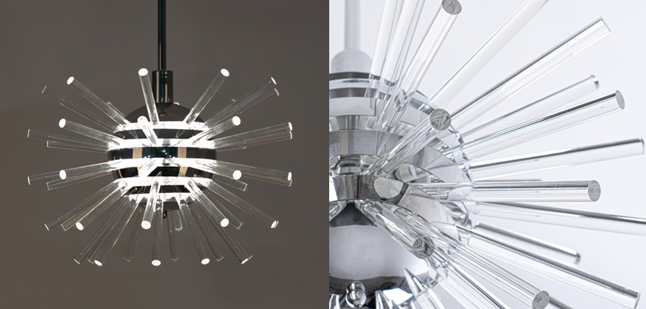 Bakalowits Miracle Sputnik Chandelier with Crystal Glass Rods Bakalowits Miracle Sputnik Chandelier with Crystal Glass Rods - Loft-Concept в Кирове