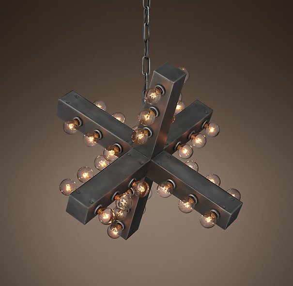Люстра Nero Chandelier 56 Черный Люстра Nero Chandelier 56 Черный в Кирове | Loft Concept