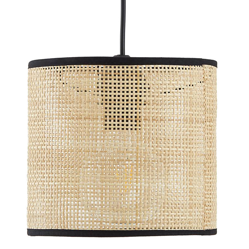 Подвесной светильник Ottar Wicker beige black Бежевый Черный Подвесной светильник Ottar Wicker beige black Бежевый Черный в Кирове | Loft Concept