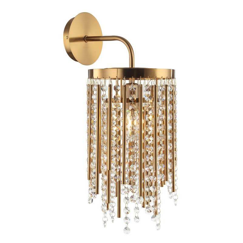 Бра Crystal Wind Chimes Bronze Wall Lamp Бронза Прозрачный Бра Crystal Wind Chimes Bronze Wall Lamp Бронза Прозрачный в Кирове | Loft Concept