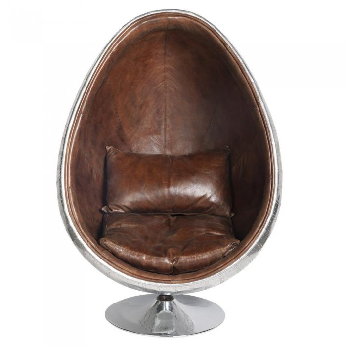 Кресло яйцо Aviator Egg Chair Коричневый в Кирове | Loft Concept 