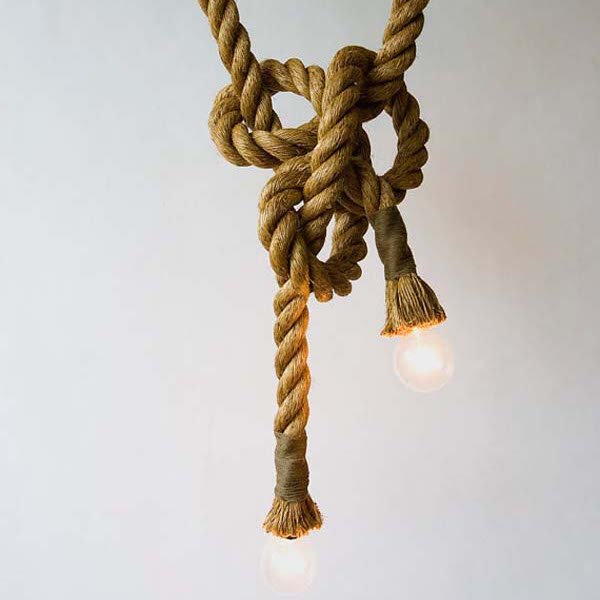 Подвесной светильник Rope Double Подвесной светильник Rope Double в Кирове | Loft Concept