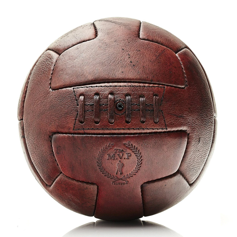 Футбольный Мяч из коричневой Кожи RETRO HERITAGE BROWN LEATHER T SOCCER BALL Коричневый винтаж Футбольный Мяч из коричневой Кожи RETRO HERITAGE BROWN LEATHER T SOCCER BALL Коричневый винтаж в Кирове | Loft Concept