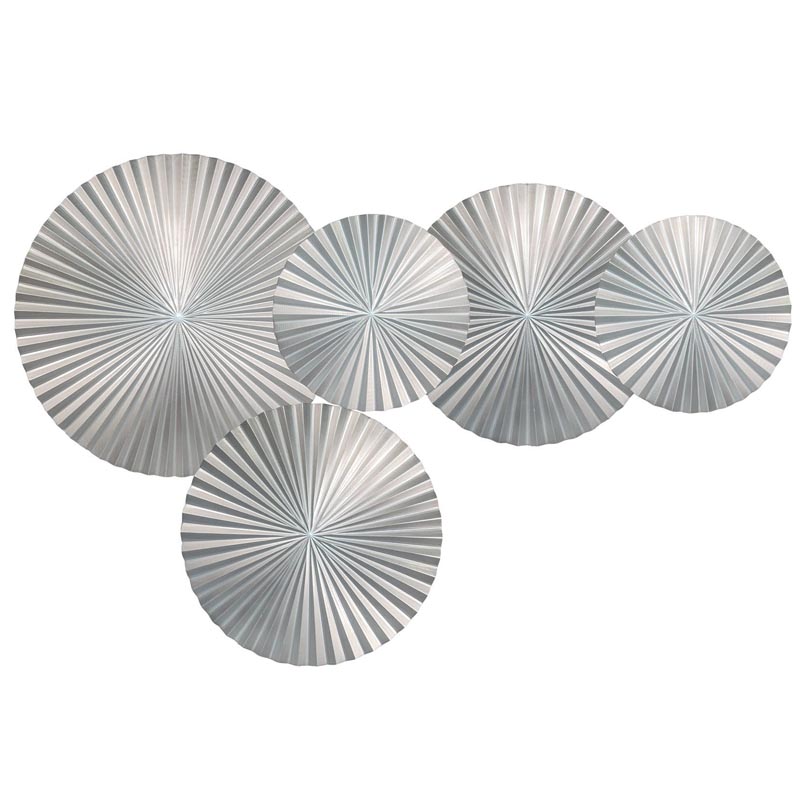 Арт-объект Apollo Silver Wall Plaque Disc 5 Серебряный Арт-объект Apollo Silver Wall Plaque Disc 5 Серебряный в Кирове | Loft Concept