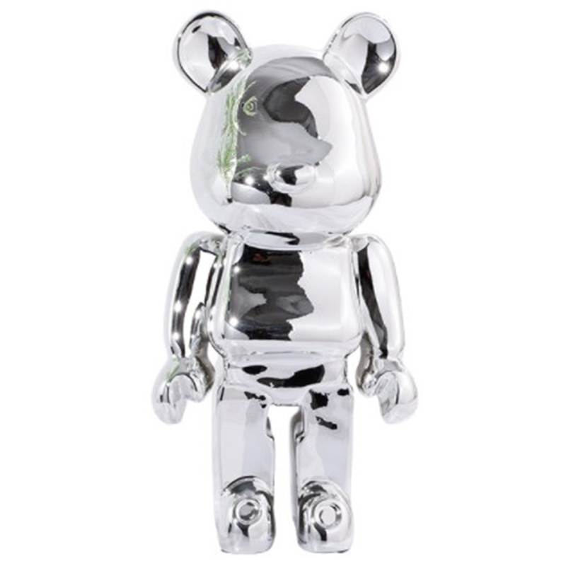 Статуэтка Bearbrick Silver Серебряный Статуэтка Bearbrick Silver Серебряный в Кирове | Loft Concept