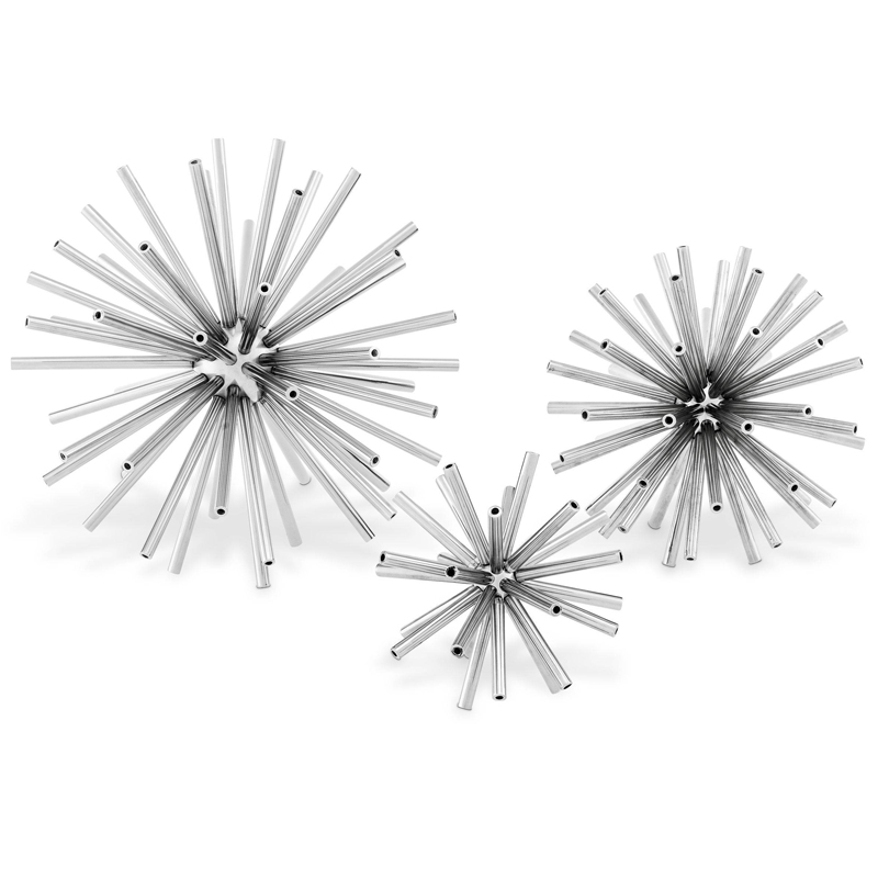 Аксессуары Eichholtz Object Meteor set of 3 Никель Аксессуары Eichholtz Object Meteor set of 3 Никель в Кирове | Loft Concept