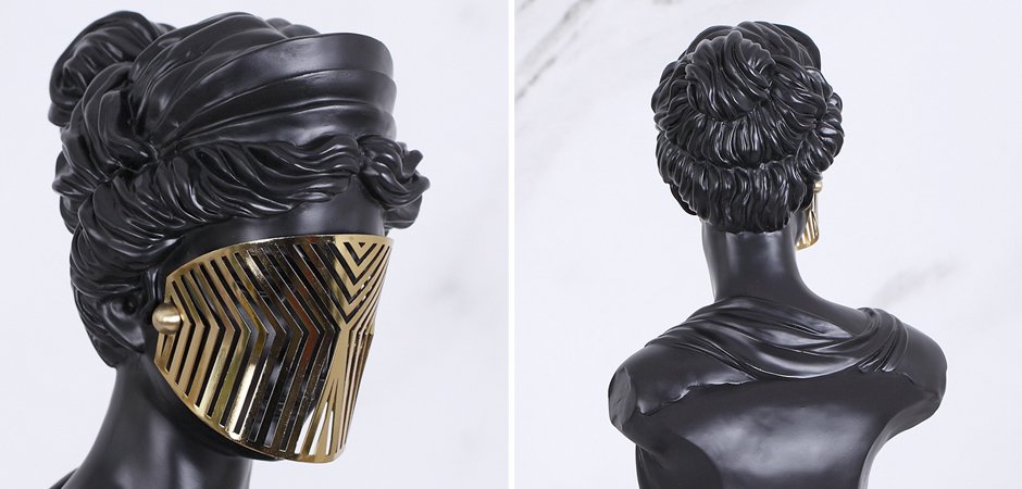 Статуэтка Bust Woman in Mask Статуэтка Bust Woman in Mask - Loft-Concept в Кирове