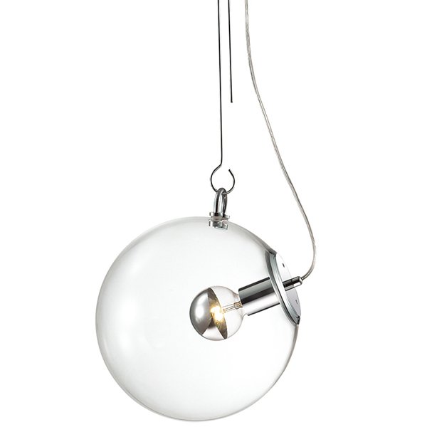 Подвесной светильник Miconos Pendant Хром Прозрачный Подвесной светильник Miconos Pendant Хром Прозрачный в Кирове | Loft Concept