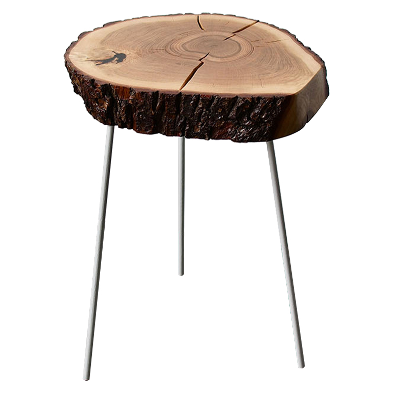 Приставной стол Grant Industrial Metal Rust Side Table Светлый дуб Коричневый Черный Приставной стол Grant Industrial Metal Rust Side Table Светлый дуб Коричневый Черный в Кирове | Loft Concept