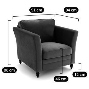 Кресло с обивкой из хлопкового велюра Porter Green Armchair Кресло с обивкой из хлопкового велюра Porter Green Armchair в Кирове