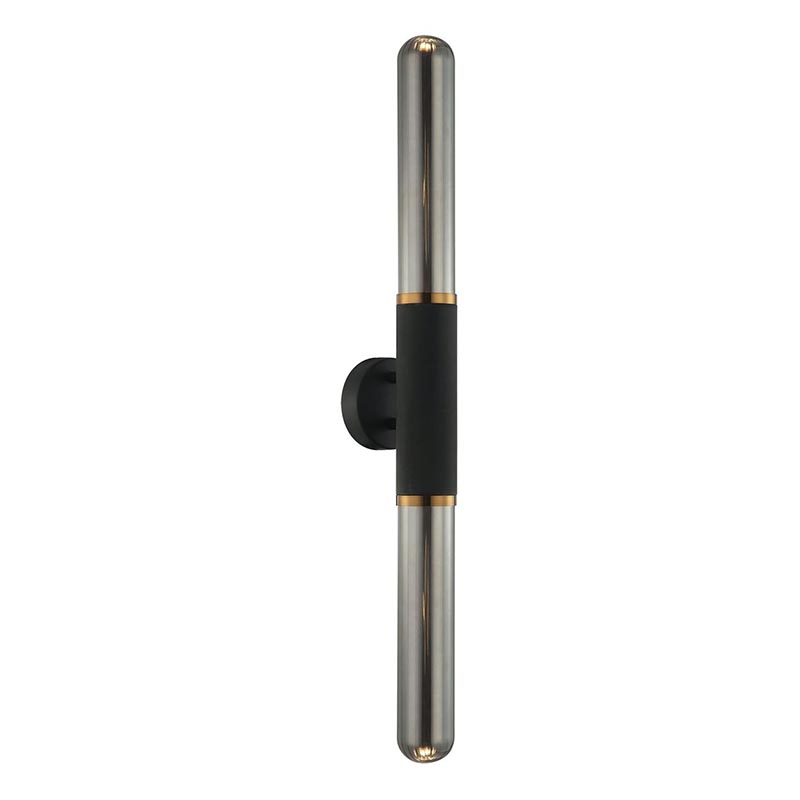 Бра Grover Black Grey Wall Lamp Серый Черный Глянцевое золото Бра Grover Black Grey Wall Lamp Серый Черный Глянцевое золото в Кирове | Loft Concept